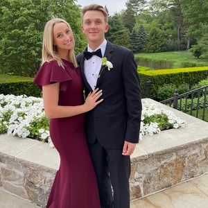 Maroon dress
